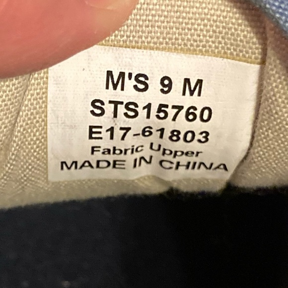 Sperry Topsiders with Memory Foam inserts